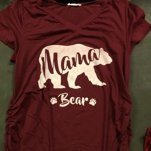 Maternity Mama Bear T Shirt